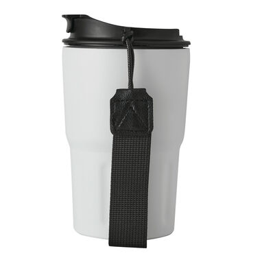 Термокружка TRAVEL MUG, цвет белый - 56-0304558- Фото №4
