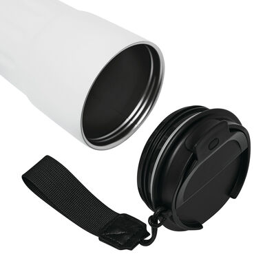 Термокружка TRAVEL MUG, цвет белый - 56-0304558- Фото №8
