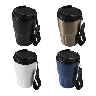 Термокружка TRAVEL MUG, колір антрацит - 56-0304559- Фото №10