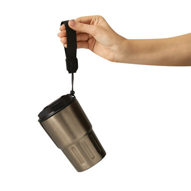 Термокружка TRAVEL MUG, колір антрацит - 56-0304559- Фото №13