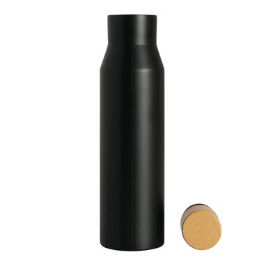 Вакуумная бутылка DRINK NOBLY, цвет чёрный - 56-0304605- Фото №3