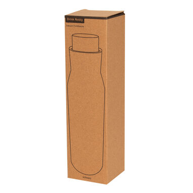 Вакуумная бутылка DRINK NOBLY, цвет чёрный - 56-0304605- Фото №6
