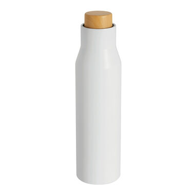 Вакуумная бутылка DRINK NOBLY, цвет белый - 56-0304606- Фото №1