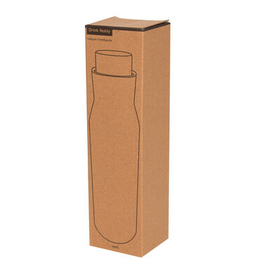 Вакуумная бутылка DRINK NOBLY, цвет белый - 56-0304606- Фото №6