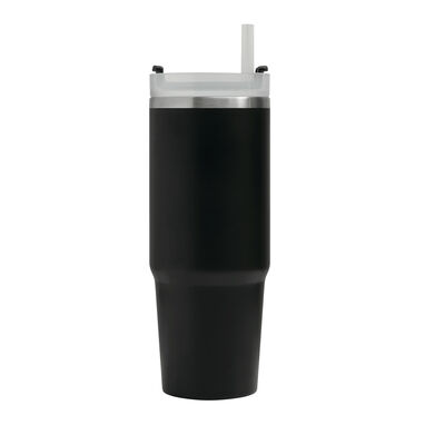 Термокружка DRINK DELUXE, колір чорний - 56-0304670- Фото №4