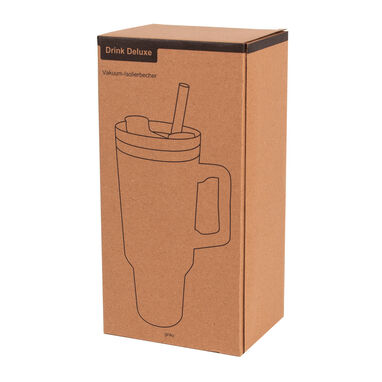 Термокружка DRINK DELUXE, колір сірий - 56-0304671- Фото №9