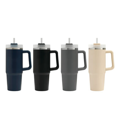 Термокружка DRINK DELUXE, колір бежевий - 56-0304672- Фото №9