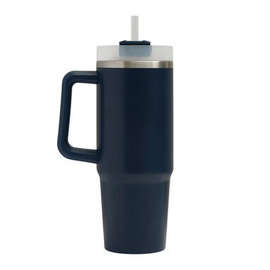 Термокружка DRINK DELUXE, колір темно-синій - 56-0304673- Фото №3