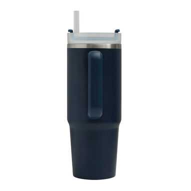 Термокружка DRINK DELUXE, колір темно-синій - 56-0304673- Фото №5
