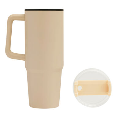 Термокружка DRINK ULTY, колір бежевий - 56-0304683- Фото №7