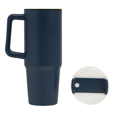 Термокружка DRINK ULTY, колір темно-синій - 56-0304684- Фото №7