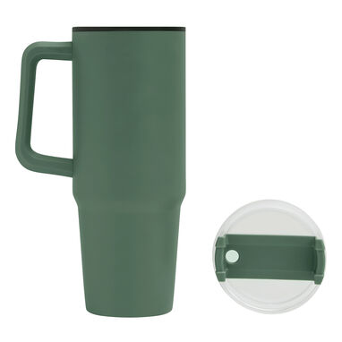 Термокружка DRINK ULTY, колір зелений - 56-0304685- Фото №7