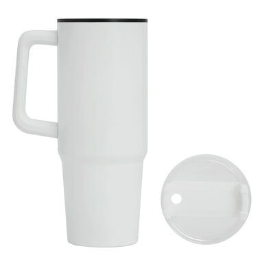 Термокружка DRINK ULTY, колір білий - 56-0304688- Фото №7