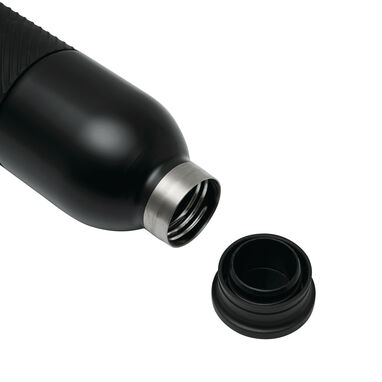 Бутылка с вакуумной изоляцией VACUGRIP, цвет чёрный - 56-0304690- Фото №4