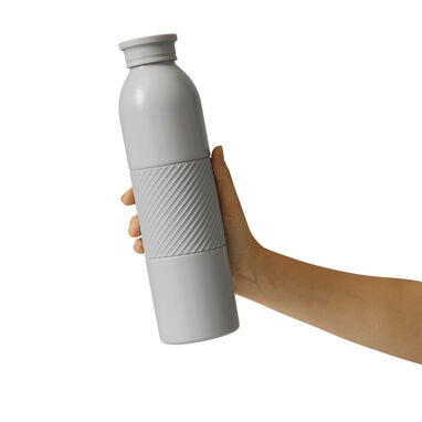 Бутылка с вакуумной изоляцией VACUGRIP, цвет серый - 56-0304692- Фото №8
