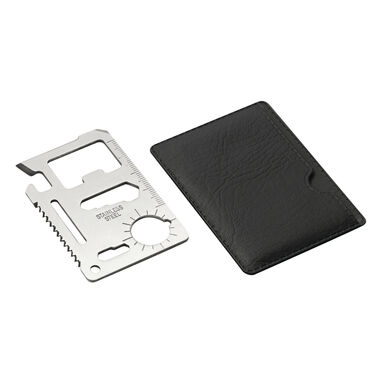 Мультитул POCKET CARD, цвет серебряный - 56-0381000- Фото №1