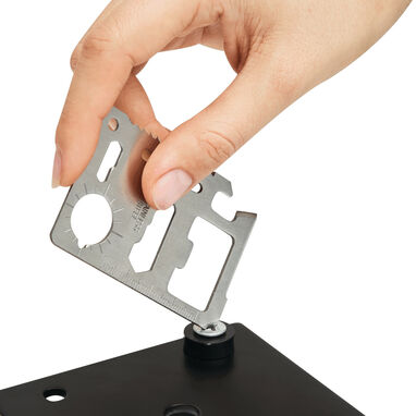 Мультитул POCKET CARD, цвет серебряный - 56-0381000- Фото №5