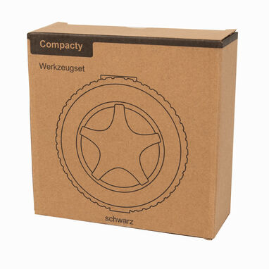 Комплект інструментів COMPACTY, колір срыбний, чорний - 56-0381049- Фото №7