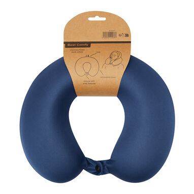 Подушка для шиї BEST COMFY, колір темно-синій - 56-0607007- Фото №4