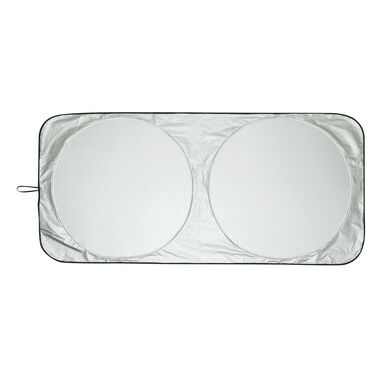 Солнцезащитный козырек на лобовое стекло автомобиля SUN SHIELD, цвет серебряный - 56-0608079- Фото №1