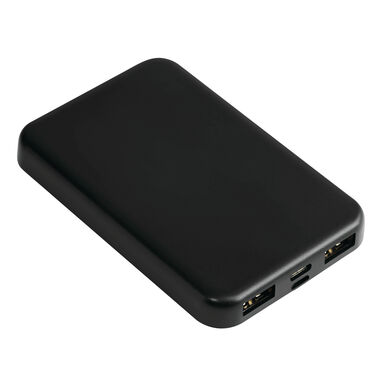 Powerbank POCKET POWER, колір чорний - 56-1107296- Фото №2