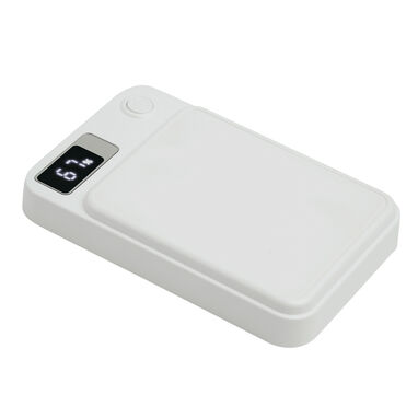 Powerbank MAGNET, колір білий - 56-1107391- Фото №2