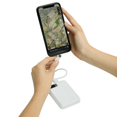 Powerbank MAGNET, колір білий - 56-1107391- Фото №9