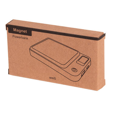 Powerbank MAGNET, колір білий - 56-1107391- Фото №11