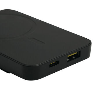 Powerbank MAGNET, колір чорний - 56-1107392- Фото №6