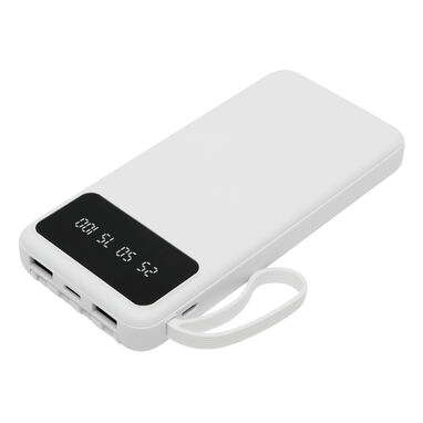 Powerbank MULTI CHARGE, колір білий - 58-8105024- Фото №1