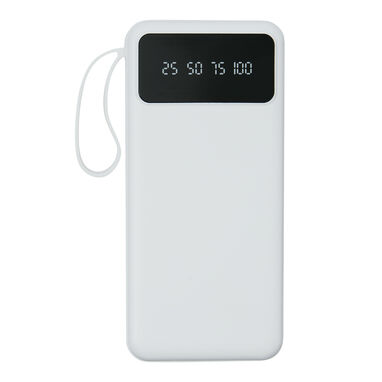 Powerbank MULTI CHARGE, колір білий - 58-8105024- Фото №3