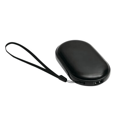 Powerbank і кишенькова грілка HEAT POWER, колір чорний - 58-8105025- Фото №2