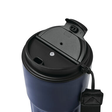 Термокружка TRAVEL MUG, колір темно-синій - 56-0304557- Фото №16