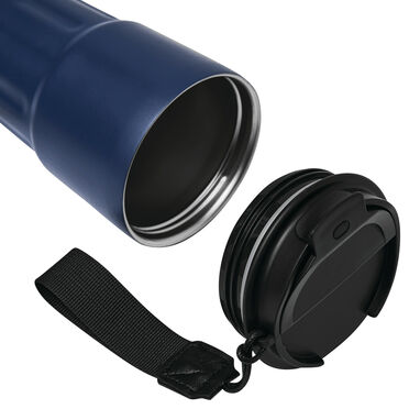 Термокружка TRAVEL MUG, колір темно-синій - 56-0304557- Фото №17