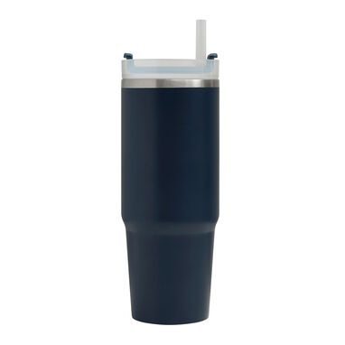 Термокружка DRINK DELUXE, колір темно-синій - 56-0304673- Фото №13