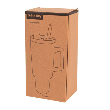 Термокружка DRINK ULTY, колір темно-синій - 56-0304684- Фото №18