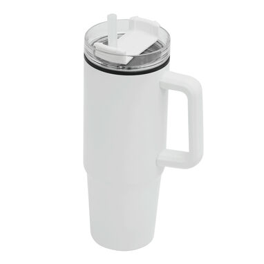 Термокружка DRINK ULTY, колір білий - 56-0304688- Фото №10