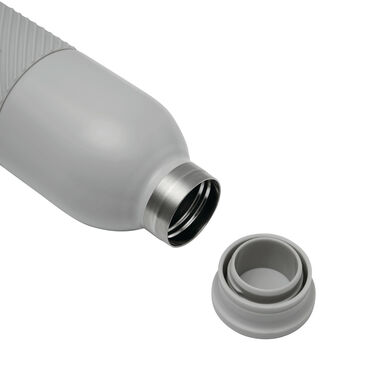Бутылка с вакуумной изоляцией VACUGRIP, цвет серый - 56-0304692- Фото №12