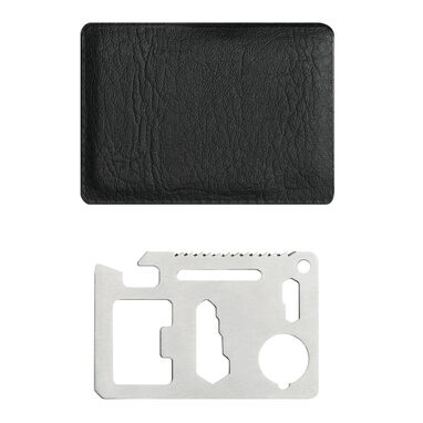 Мультитул POCKET CARD, цвет серебряный - 56-0381000- Фото №9