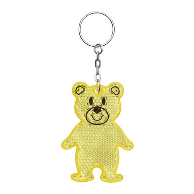 Светоотражающий брелок TEDDY, цвет желтый - 56-0402528- Фото №5