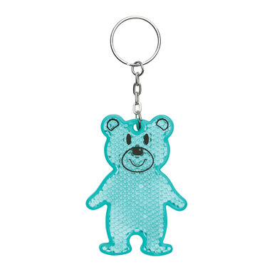 Светоотражающий брелок TEDDY, цвет бирюзовый - 56-0402529- Фото №6