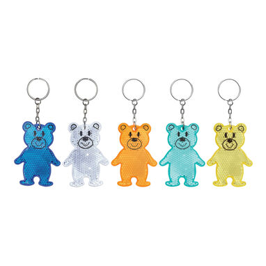 Светоотражающий брелок TEDDY, цвет бирюзовый - 56-0402529- Фото №8