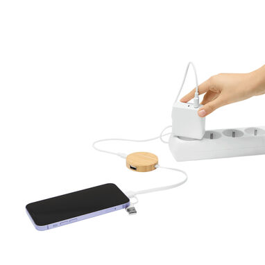 USB-адаптер, штекер питания ENDLESS POWER ADVANCED, цвет белый - 56-0402721- Фото №12