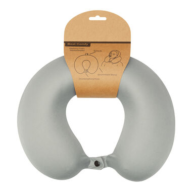Подушка для шиї BEST COMFY, колір сірий - 56-0607008- Фото №8