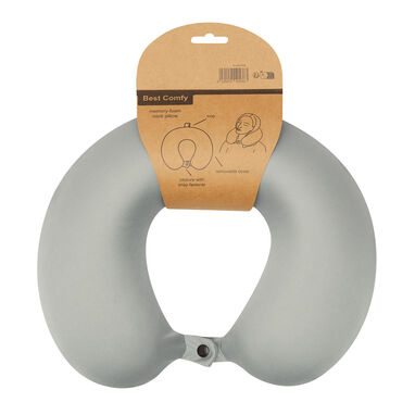 Подушка для шиї BEST COMFY, колір сірий - 56-0607008- Фото №9