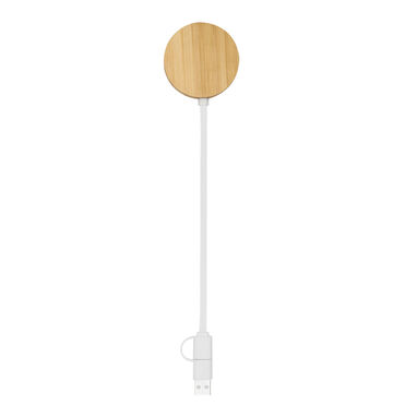 USB-хаб MULTIPLIER CIRCLE, колір коричневий - 56-1107106- Фото №9