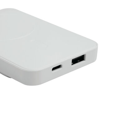 Powerbank MAGNET, колір білий - 56-1107391- Фото №17