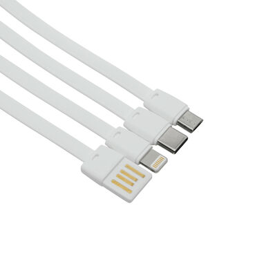 Powerbank MULTI CHARGE, колір білий - 58-8105024- Фото №15