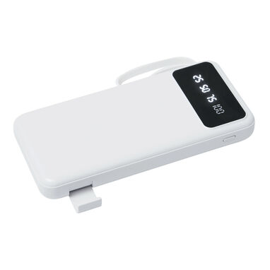 Powerbank MULTI CHARGE, колір білий - 58-8105024- Фото №20
