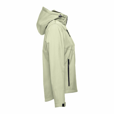THC ZAGREB WOMEN Женская куртка softshell со съемным капюшоном пастельно-зеленый  размер XL - 30181-159-XL- Фото №3